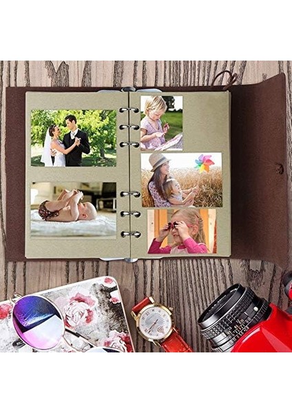 Deri Not Defteri, Klasik Spiral Not Defteri, Doldurulabilir Günlük, Eskiz Defteri, Astarsız Seyahat Günlükleri, Kız ve Erkek Çocukları Için Yazı Yazmak Için (Gri) fiyatları