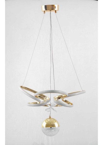 Roza Avıze Kral Tac Modern Ledli Mutrak Yatak Odası