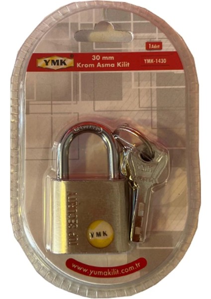 Ymk Krom Asma Kilit 30MM - Lisinya
