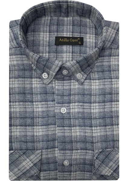 Kışlık Kaşmir Erkek Gömlek - 7463