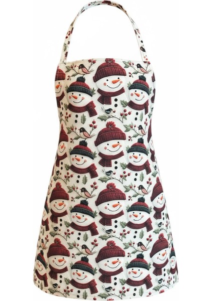 Unisex Mutfak Önlüğü Aşçı Önlüğü Yeni Yıl Yılbaşı Noel Baba fiyatları