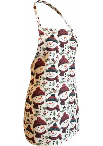 Unisex Mutfak Önlüğü Aşçı Önlüğü Yeni Yıl Yılbaşı Noel Baba indirimleri