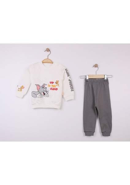 Tom And Jerry Baskılı Erkek Bebe Takım