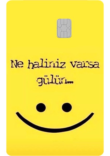 Kart Kaplama Sticker Banka Kredi Kartı Kaplama Stickeri KK1523
