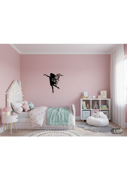 3D Peri Figürü Duvar Dekoru | Pla Filament 3D Baskı Duvar Süsü | Çocuk ve Bebek Odası Duvar Süsleri