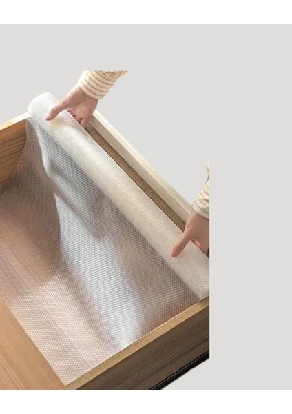 Şeffaf Mutfak Raflığı ve Çekmece Kaplaması Kaydırmaz Pvc modelleri