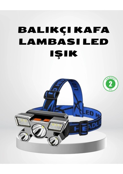 Buğz Şarj Edilebilir LED Kafa Feneri – 4 Işık Modu, Ipx5 Su Geçirmez, Hareket Sensörlü