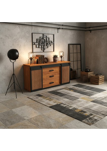 Vega Doğal Ahşap Sürgülü Çemeceli Konsol 140CM indirimleri