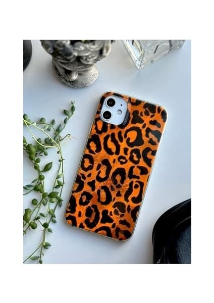 Go Aksesuar 11 Uyumlu Leopar Renk Geçişli Parlak Silikon Kourmalı Kılıf - Leopar fiyatları