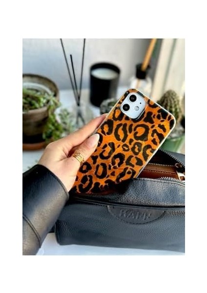 Go Aksesuar 11 Uyumlu Leopar Renk Geçişli Parlak Silikon Kourmalı Kılıf - Leopar modelleri