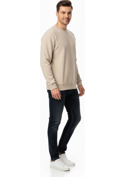 Erkek Büyük Beden Sıfır Yaka Selanik Sweatshirt BGL-ST04871 fiyatları