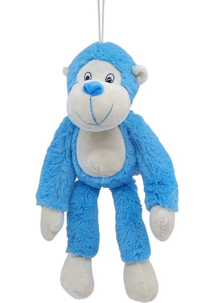 Peluş Maymun 40 cm - Yumuşak Peluş - G5501 - Mavi (Lisinya) fiyatları