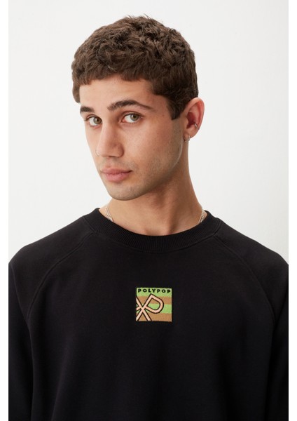 Square Logo Nakışlı Oversize Heavy T-Shirt fırsatları