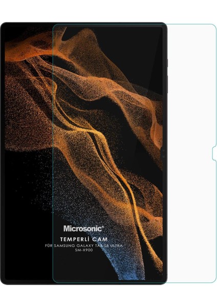 Tab S10 Ultra X920 Tempered Glass Cam Ekran [ Tab S10 Ultra X920 ile Uyumlu Ekran - Şeffaf]