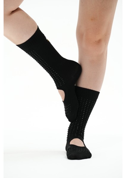 M'gems Siyah Kaydırmaz Spor Çorap