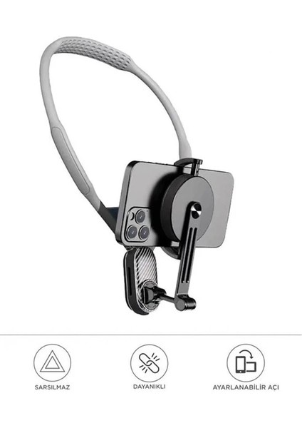 360 Derece Ayarlanabilir Boyun Askılı Manyetik Telefon Tutucu ( Lisinya ) fiyatları