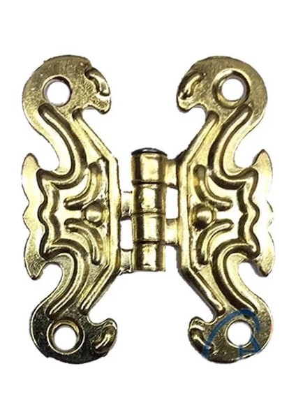 Dekoratif Sac Kelebek Menteşe - Küçük, Sarı, 100 Adet ( Lisinya )