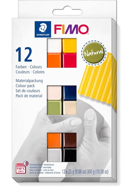 8023 C12-4 Mp Soft Modelleme Kili Renkler (25 gr x 12 Blok)