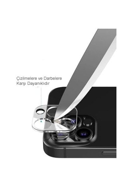 Iletişim 15 Pro Max Ile Uyumlu Kamera Lensi Koruma Camı modelleri