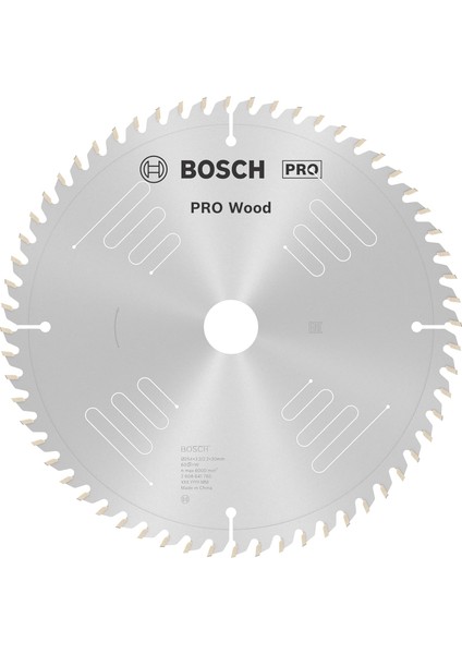 Daire Testere Bıçağı, Gri, 254X30X3.2 Mm, 1 Adet