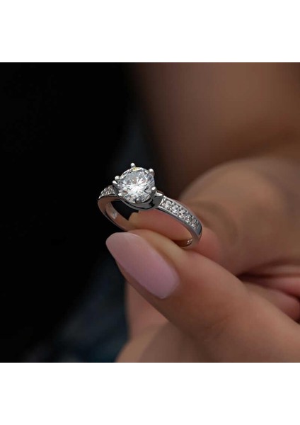 Hk Gümüş Kadın Yüzük Tek Taş |Gümüş Takı Hediyelik Ürünler fiyatları