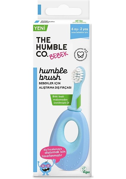 Humble Brush Baby Bebekler Için Alıştırma Diş Fırçası - Mavi fiyatları