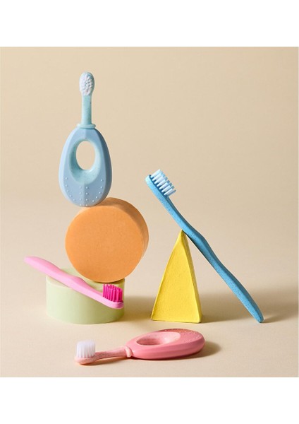 Humble Brush Baby Bebekler Için Alıştırma Diş Fırçası - Mavi modelleri