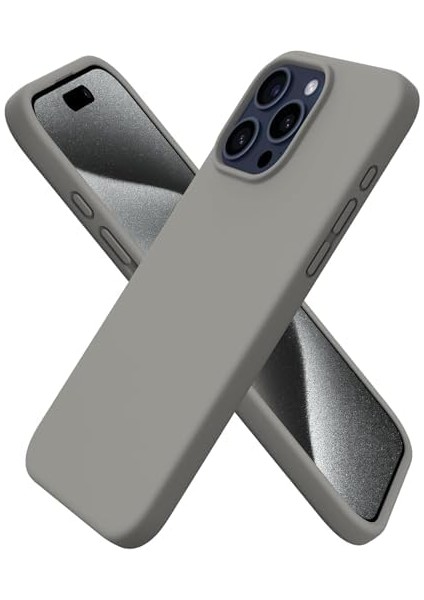 15 Pro Max Kılıf 6.7 ile Uyumlu, Ince Sıvı Silikon 3 Katmanlı Tam Kaplamalı Yumuşak Jel Kauçuk Telefon Kılıfı Koruyucu Kapak 6.7 Inç, Lacivert modelleri