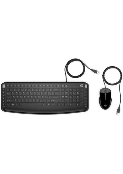 Hp Pavilion 200 Kablolu Klavye & Mouse Kombo Set, Siyah (Türkçe)