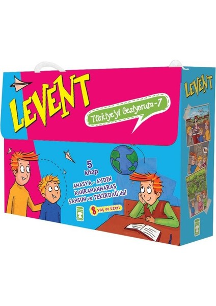 Levent Türkiye'yi Geziyorum - 7 (5 Kitap Takım)