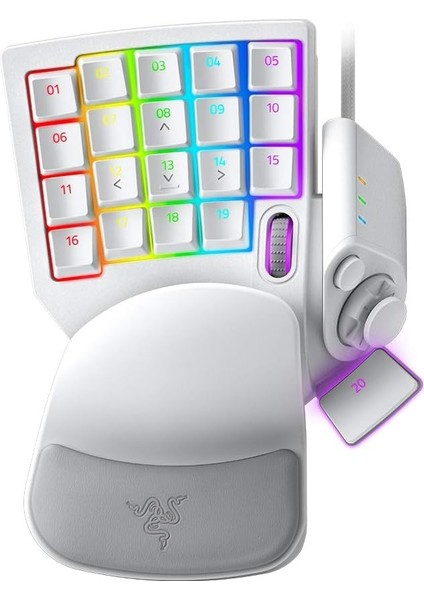 Tartarus Pro - Oyun Tuş Takımı - Analog-Optik Düğmelere ve Hızlı Ateş Moduna Sahip Oyun Kumandası (32 Programlanabilir Düğme, Özelleştirilebilir Tetik Noktası, 8 Profil) Mercury