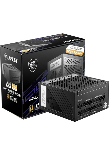 Psu Mpg A850G Pcıe5 850W 80 Pfc Full Modular Güç Kaynağı (Psu)