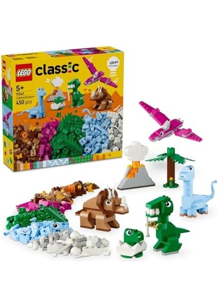 Yaratıcı Dinozorlar 11041-5 Yaş ve Üzeri Çocuklar Için Yaratıcı ve Oyuncak Yapım Seti (450 Parça) modelleri