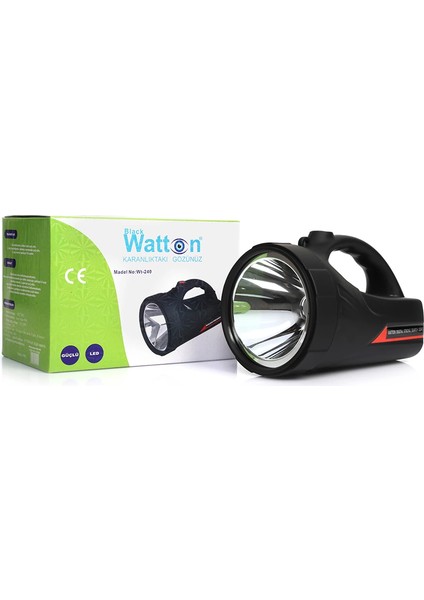 Şarjlı Güvenlik Avcı Feneri WT-240 - Lisinya modelleri