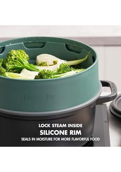 Steamy Yeşil 24 cm Buharda Pişirici fiyatları