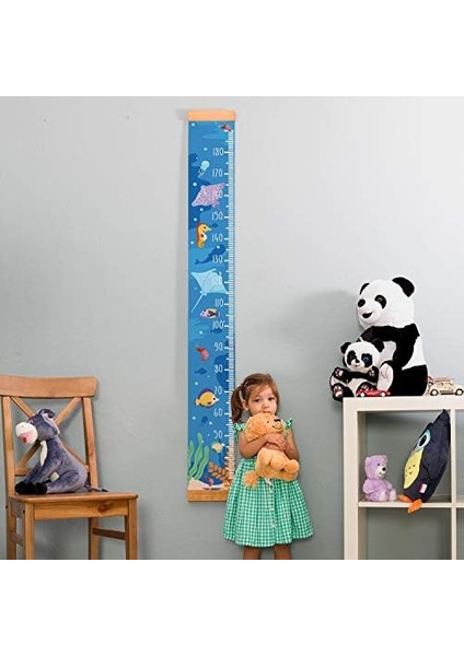 Hediye Deniz Temalı Boy Ölçme Cetveli modelleri