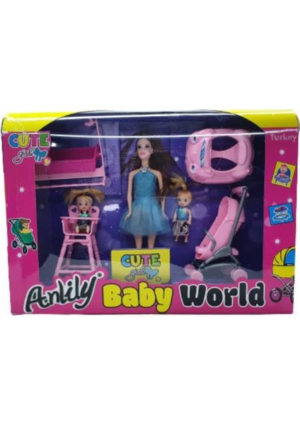 Anlily Bebek Bakıcısı Seti - 02431 (Lisinya)