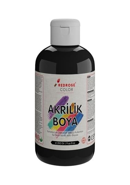Rose Siyah Akrilik 250 gr fiyatları