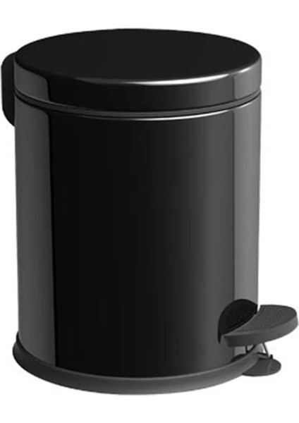 Pedallı Çöp Kovası Siyah 5 Lt (NV1002RS)