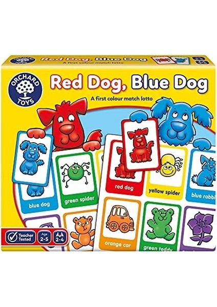 Kırmızı Köpek Mavi Köpek 2-5 Yaş Eğitici Oyun (044) fiyatları