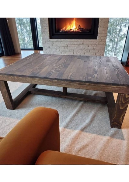 Ela Woodworking Watson Orta Sehpa 120x80 Koyu CEVİZ modelleri