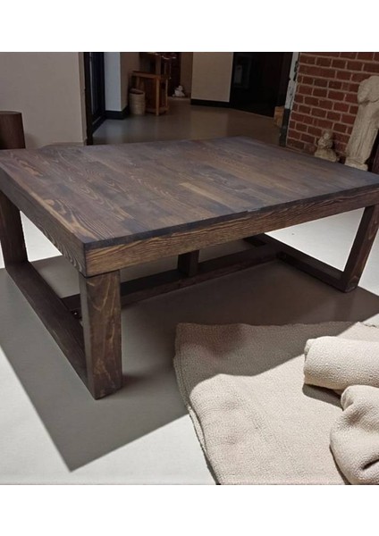 Ela Woodworking Watson Orta Sehpa 120x80 Koyu CEVİZ