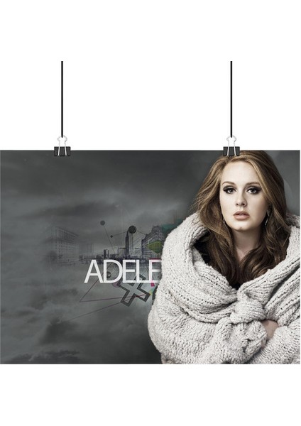 Adele Poster3 - Retro Duvar Dekoru