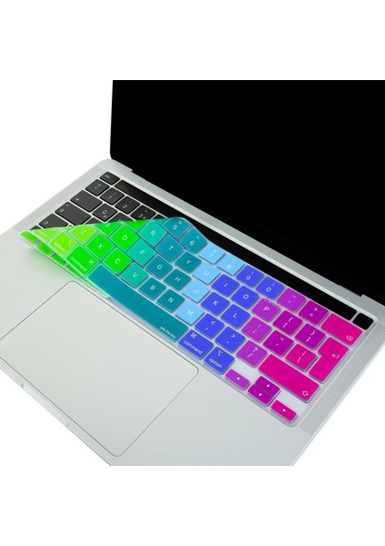 Pro Klavye M1-M2, 13INÇ (Uk-Eu ) A2338 2289 2251 A2141 ile Uyumlu Pembe Yeşil