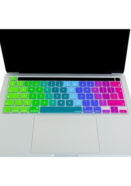 Pro Klavye M1-M2, 13INÇ (Uk-Eu ) A2338 2289 2251 A2141 ile Uyumlu Pembe Yeşil modelleri