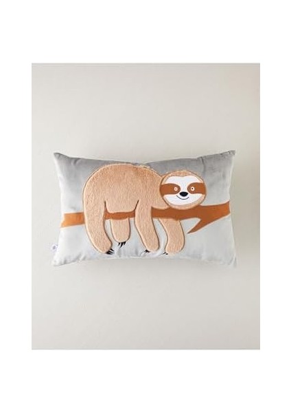 Faultier Bebe Dekoratif Kırlent 35X55 cm Açık Gri modelleri