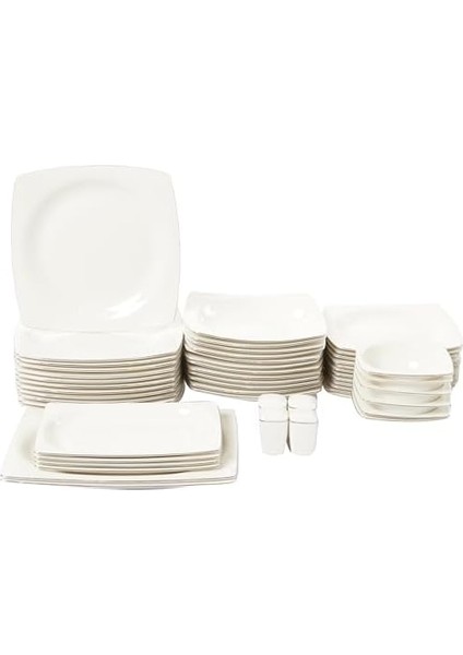 Mare 50 Parça 12 Kişilik Platin Fileli Yemek Takımı fiyatları