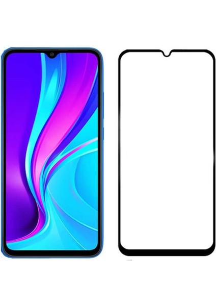 Oppo ile Uyumlu A31 Ekran Koruyucu Tam Kapatan Siyah