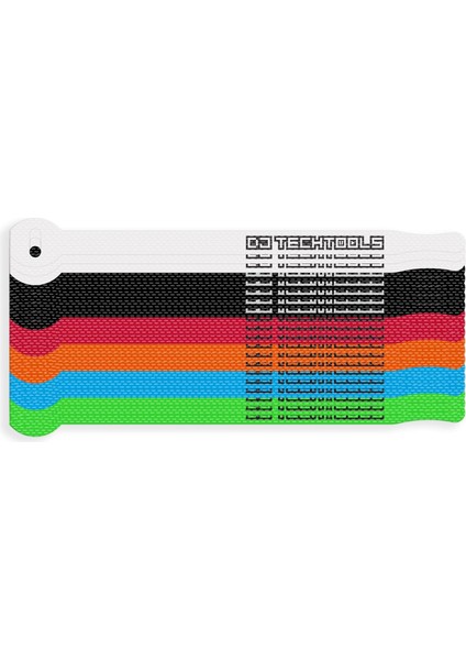 Techtools Chroma Ties (20 Pack) | 20 Adet Renkli Kablo