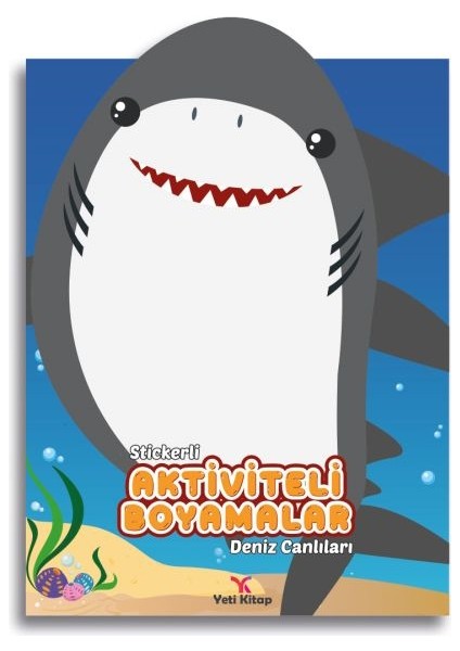 Stickerli Aktivite ve Boyamalar Deniz Canlıları